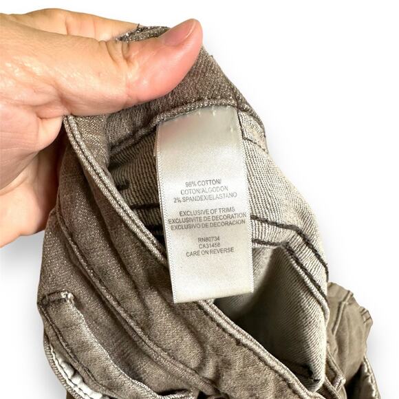 BCBGeneration taupe brown boot cut jeans size 31 5 pocket - Picture 6 of 7